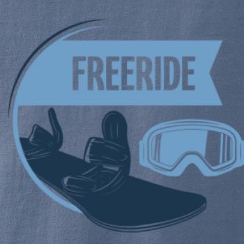 Freeride snowboard kruh