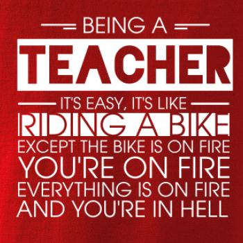 Being a teacher - bike