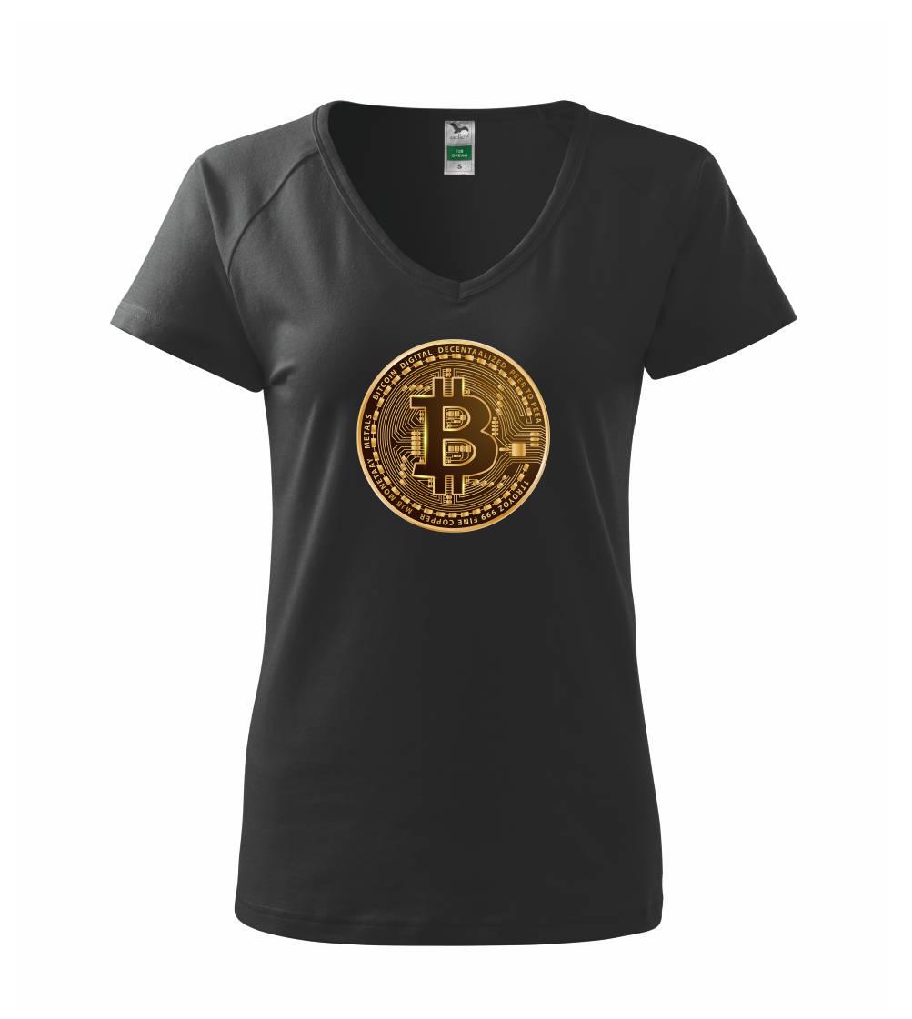 Bitcoin zlatá minca guľatá Bitcoin zlatá minca guľatá