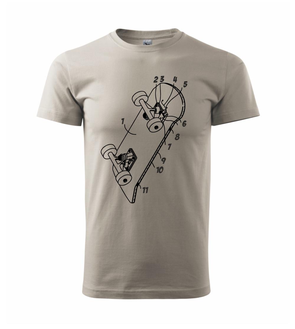 Skateboard nákres dosky Skateboard nákres dosky