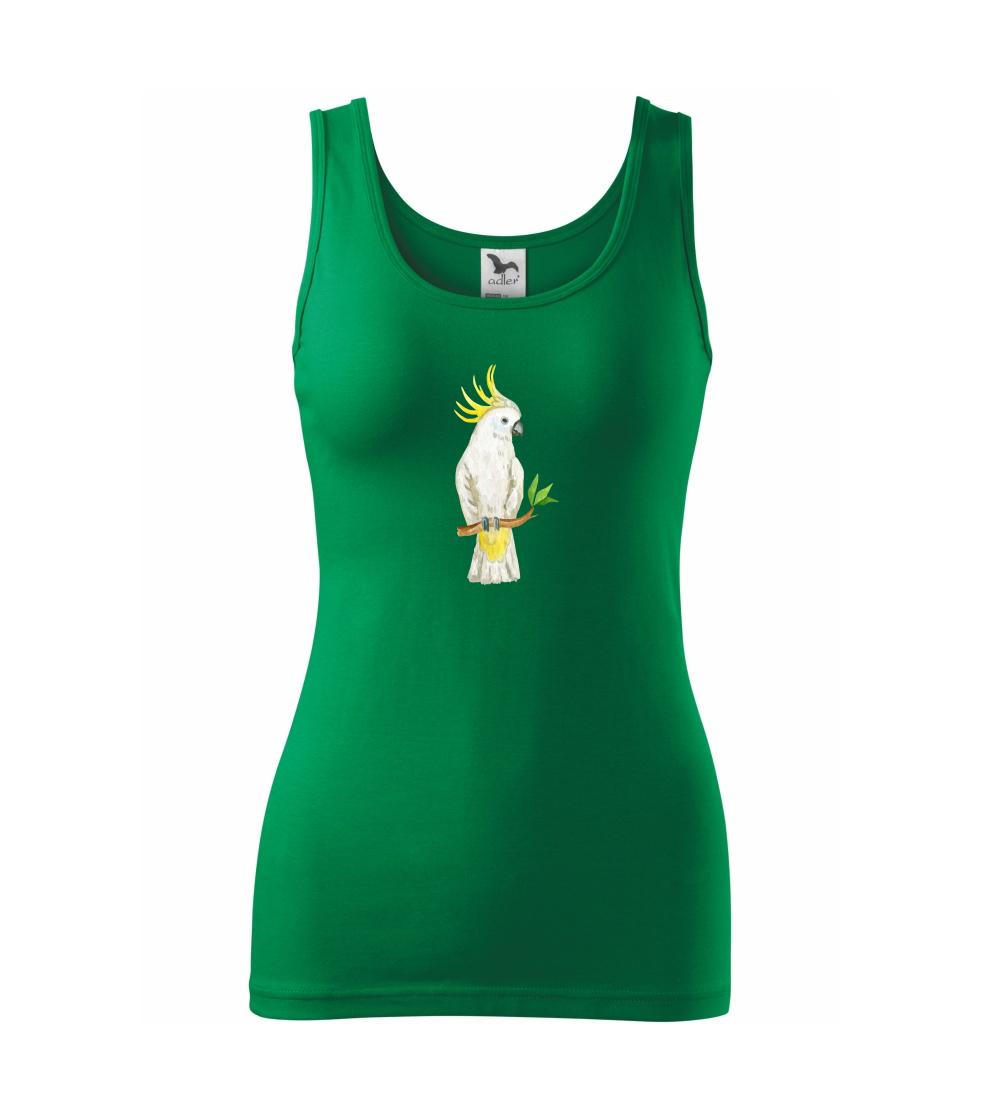 Papagáj Kakadu kreslený Papagáj Kakadu kreslený