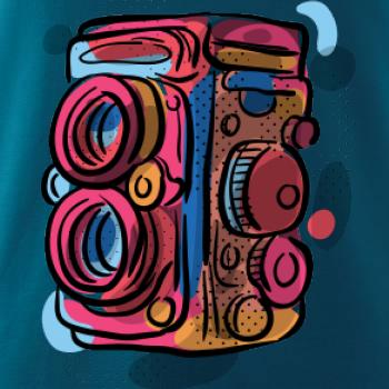 Foťák farebný - dve šošovky Foťák farebný - dve šošovky