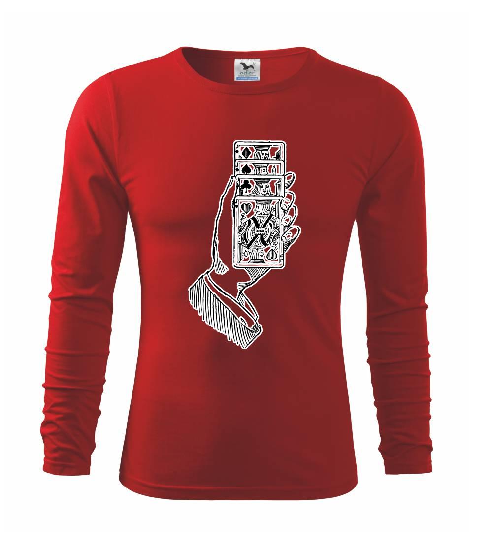 Poker ruka s kartami Poker ruka s kartami