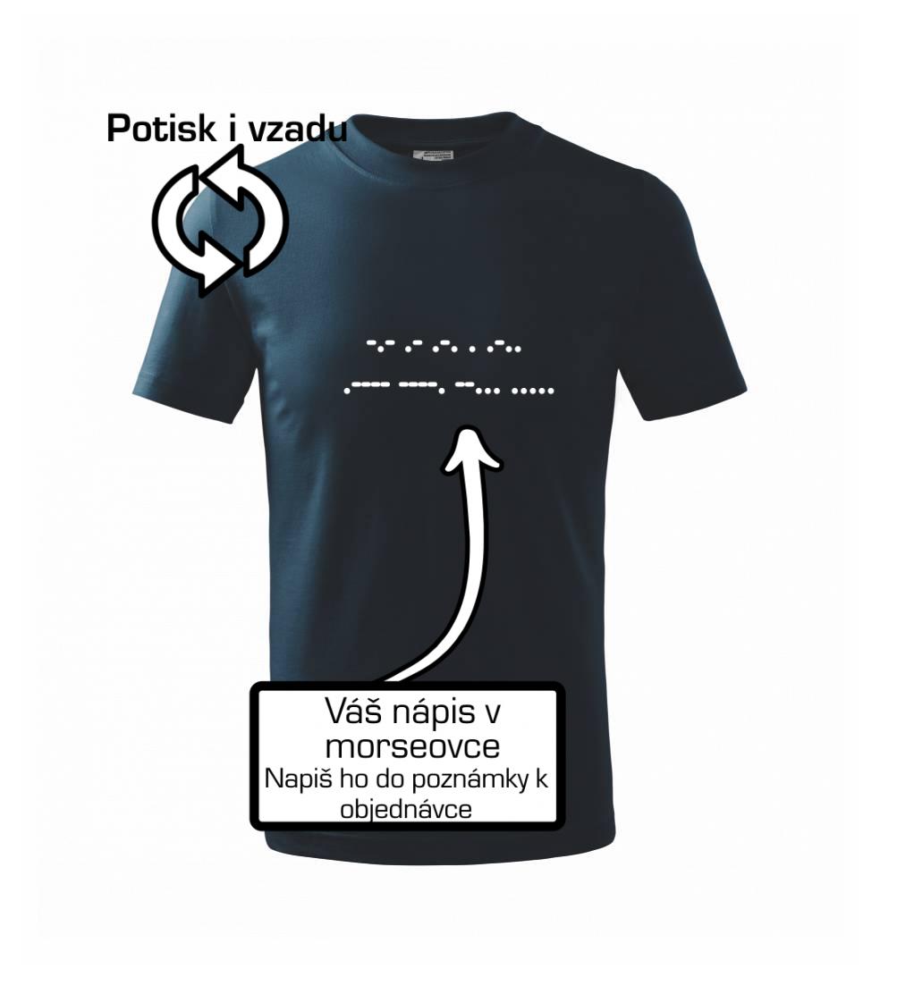 Morzeovka - váš nápis