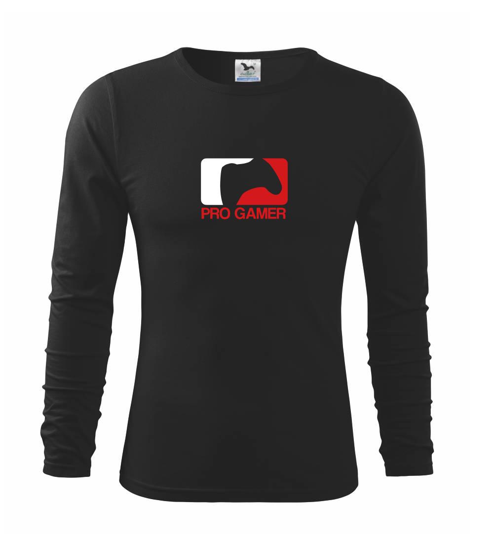 Tričká pre ajťákov - Pro Gamer - Logo - Tričko s dlhým rukávom FIT-T long sleeve