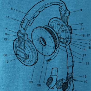 Nákres slúchadlo pre pilota