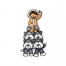 Psie záprahy animované