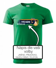 Stavba - vlastní nápis - bagrista Stavba - vlastní nápis - bagrista