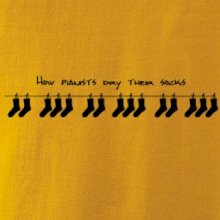 How pianists dry their socks