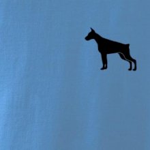 Doberman ikona prsník