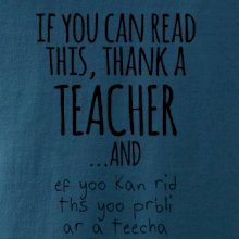if you can read this - teacher