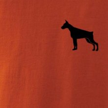 Doberman ikona prsník