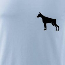 Doberman ikona prsník