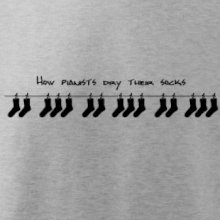 How pianists dry their socks