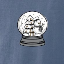 Snehová guľa so snehuliakom Snehová guľa so snehuliakom