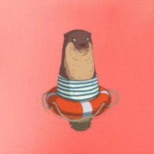 Vydra s kruhom Vydra s kruhom