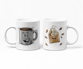 Párový hrnček čaj a hrnček - 2 hrnčeky