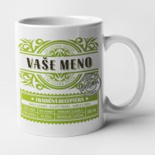 Hrnček - Vaše meno - zelený