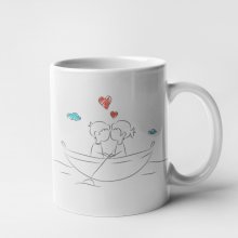 Hrnek - Valentýnská loďka Hrnek - Valentýnská loďka