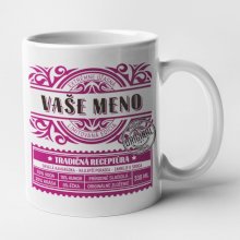 Hrnček - Vaše meno - fialový