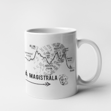 Hrnček - profil kopcov - Tatranská magistrála