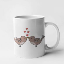 Hrnek - Valentýnská láska ptáčci