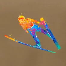 Skokan na lyžiach splash