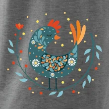 Folklór - sliepky s margarétkami