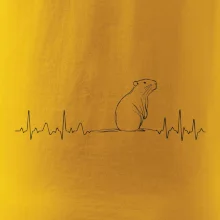 EKG krivka kapybara