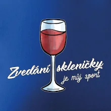 Zdvíhanie pohára je môj šport