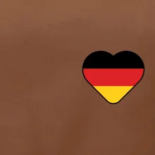 Germany love prso - Nemecká vlajka