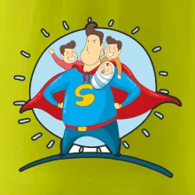 Táta superman - kluk, kluk a dítě