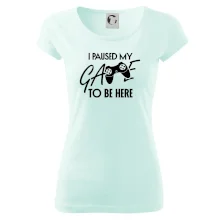 I paused my game to be here