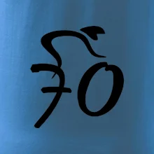 Cyklista oslavuje sedemdesiatku (70)