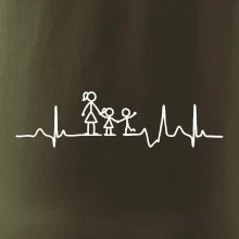 Ekg mamička a dievča + chlapec