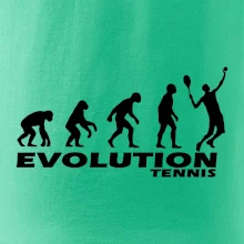 Evolúcia tenis chlapec