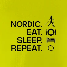 Nordic walking eat sleep