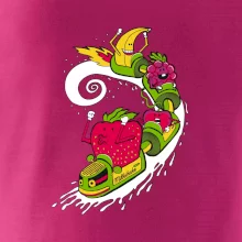 Milkshake vlak kreslený