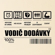 Čiarový kód - Vodič dodávky