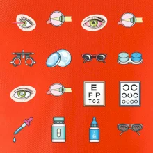 Očný lekár ikony