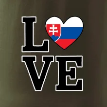 Love Slovenská vlajka