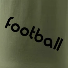 FOOTBALL nápis šikmo FOOTBALL nápis šikmo