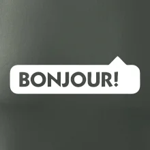 Nápis Bonjour Nápis Bonjour