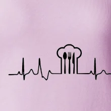 EKG kuchár čiapky a príbory