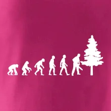 Evolúcia drevorubač - píla a strom