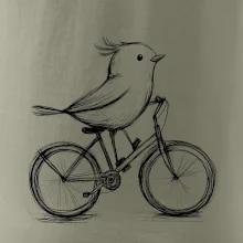 Vtáčik na bicykli