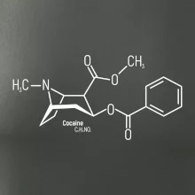 Molekulárna štruktúra Cocaine Kokaín