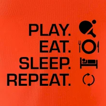 Stolný tenis - eat sleep