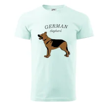 Nemecký ovčiak - hnedý s nápisom