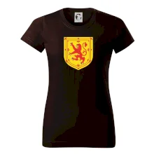 Škótsky lev na hrudi